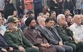 حضور مدیر عامل شرکت فولاد اکسین خوزستان به همراه جمعی از مسئولین شرکت در مراسم تشییع شهید گمنام در منطقه باهنر اهواز
