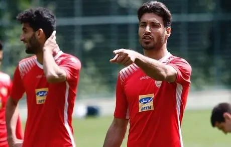 درگیری لفظی دو پرسپولیسی در تمرین امروز