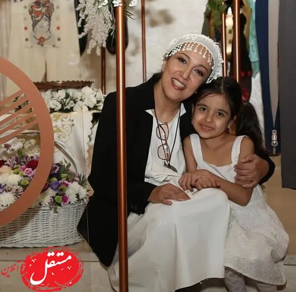 پانته آ بهرام و خواهر زاده اش در مهمانی + عکس