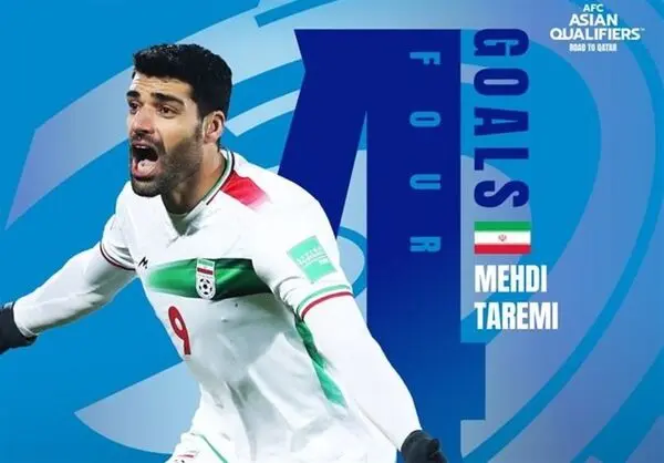 طارمی؛ برترین گلزن دور پایانی انتخابی جام جهانی ۲۰۲۲ در قاره آسیا