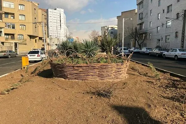 اجرای طرح ساخت سبد گل با ضایعات هرس