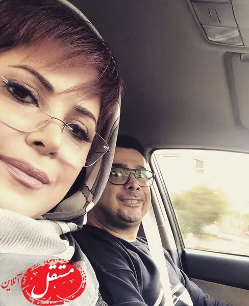 خواهر و برادر معروف در ماشینشان + عکس