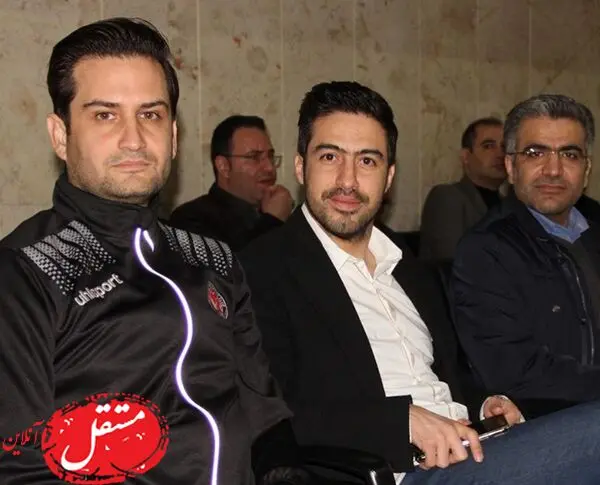آقای بازیگر در جمع همکارانش + عکس