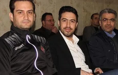 آقای بازیگر در جمع همکارانش + عکس