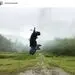  کیمیا علیزاده معلق میان زمین و آسمان + عکس