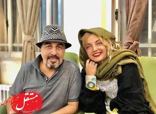 آیدا ماهینی در کنار رضا عطاران + عکس