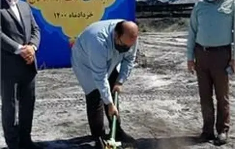 آیین کلنگ زنی پروژه احداث دیوار توری واحد انباشت و برداشت شرکت فولاد خوزستان برگزار شد