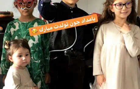 دختران آقای بازیگر در یک تولد + عکس
