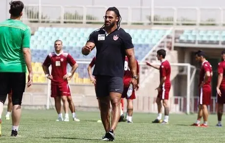 قهرمان دوومیدانی ایران مربی بدنساز پرسپولیس شد + عکس